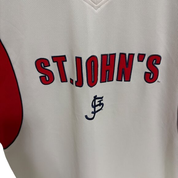 St Johns University Red Storm Basketball Tank Top Mens 2XL Footlocker White - Picture 3 of 6